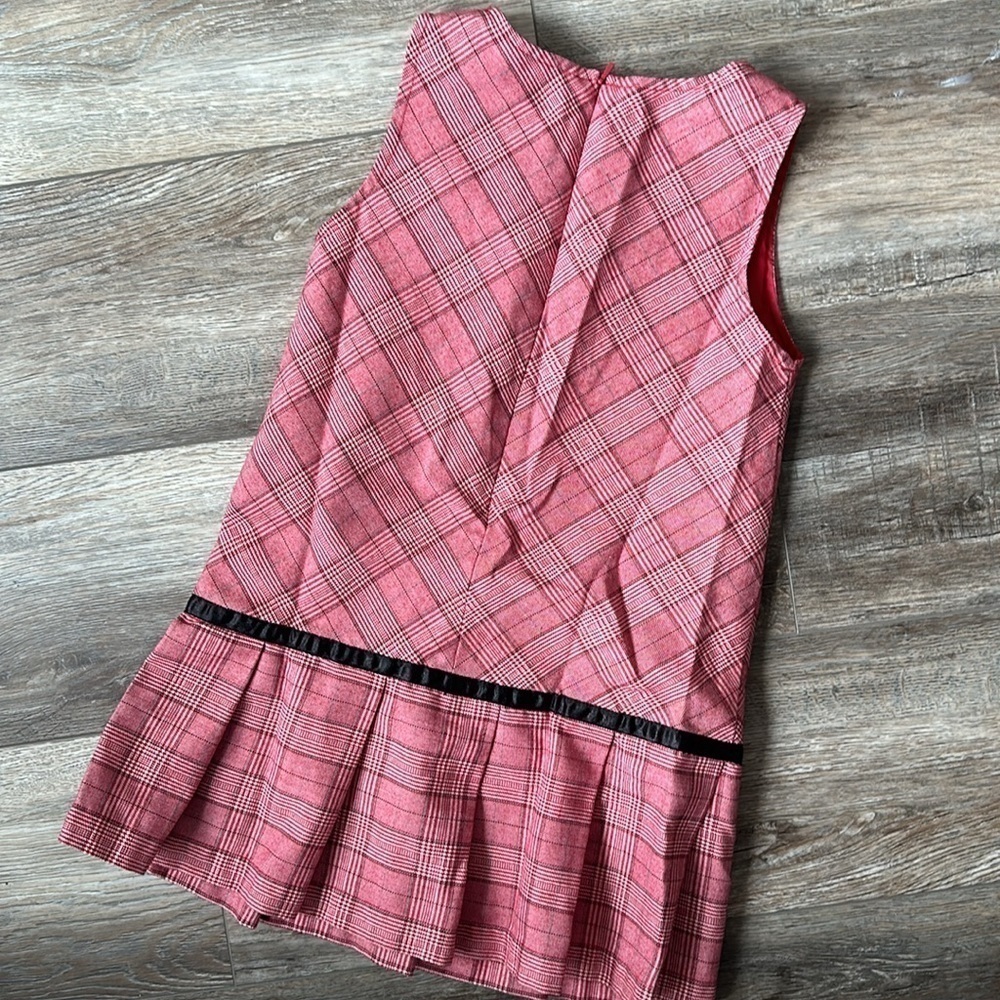 Girl Connection dress size 6 plaid red school girl dress - Picture 8 of 9